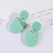 Earrings Jewelry Geometric Embossed Sunflower – Jewelry Gift Ideas — 2