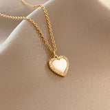 Women's Simple Love Titanium Steel Necklace – Jewelry Gift Ideas — 4