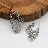 Creative Vintage Openwork Carved Skull Earrings – Surprise Gifts — 3