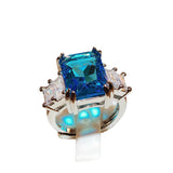 Overturn Stone Inlay Powder Rhinestone Ring – Gift Ideas — 8