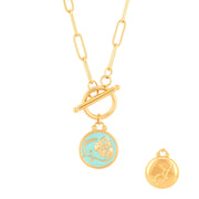 Blue 12 Twelve Constellations Necklace – Jewelry Gift Ideas — 19