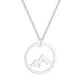 Stainless Steel Mountain Pendant Clavicle – Jewelry Gift Ideas — 2