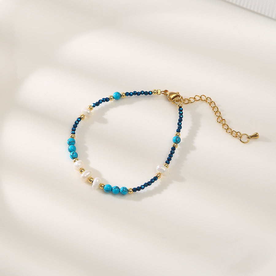 Turquoise Baroque Natural Freshwater Pearl – Jewelry Gift Ideas — 1
