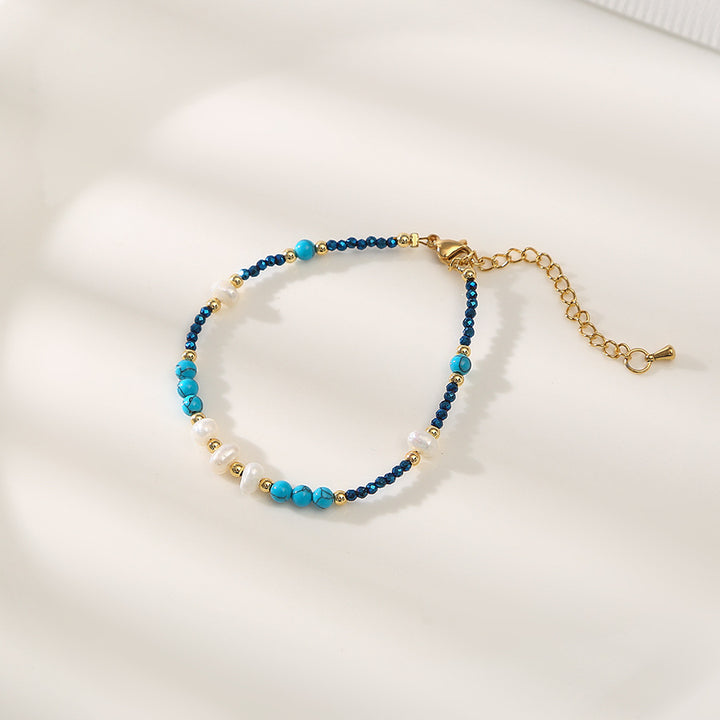 Turquoise Baroque Natural Freshwater Pearl – Jewelry Gift Ideas — 1