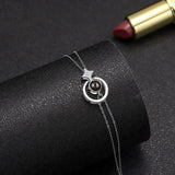 Women's S925 Round Diamond Embedded Star Bracelet – Jewelry Gift Ideas — 2
