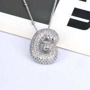 26 English Letter Necklace Female Copper Inlaid – Jewelry Gift Ideas — 14