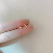 Women's Lucky Clover Mini Earrings – Gifts for Her — 9