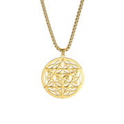 Fashion Real Gold Plating Cut Hollow Ring Merkaba – Jewelry Gift Ideas — 9
