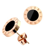 Stud Earrings With Oil Drop Round Number Earrings – Stylish Gifts — 9
