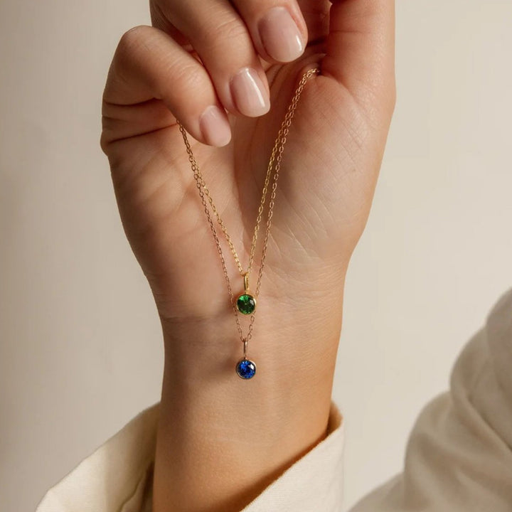 Fashion Personality Element Birthstone Necklace – Jewelry Gift Ideas — 1