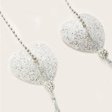 Tassel Breast Pad Chain Sequins Love Heart Chest – Jewelry Gift Ideas — 4