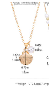 Shell Rhinestone Pearl Necklace Jewelry – Jewelry Gift Ideas — 3
