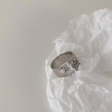 Irregular Zircon Metal Ring Simplicity – Thoughtful Gifts — 2