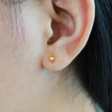 Transfer Bead Round Bead Earrings – Stylish Gifts — 1
