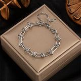 Simple Titanium Steel Rectangular Bracelet – Jewelry Gift Ideas — 4