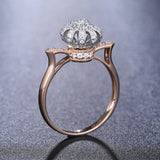 Two Tone Electroplating Crown Rotating Ring – Practical Gifts — 1