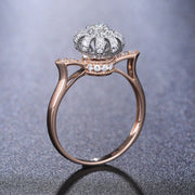 Two Tone Electroplating Crown Rotating Ring – Practical Gifts — 1