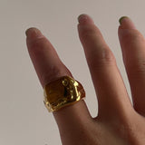 Retro Style Lava Irregular Pattern Ring – Stylish Gifts — 2