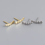 Simple Round Point S925 Sterling Silver Earrings – Useful Gifts — 4