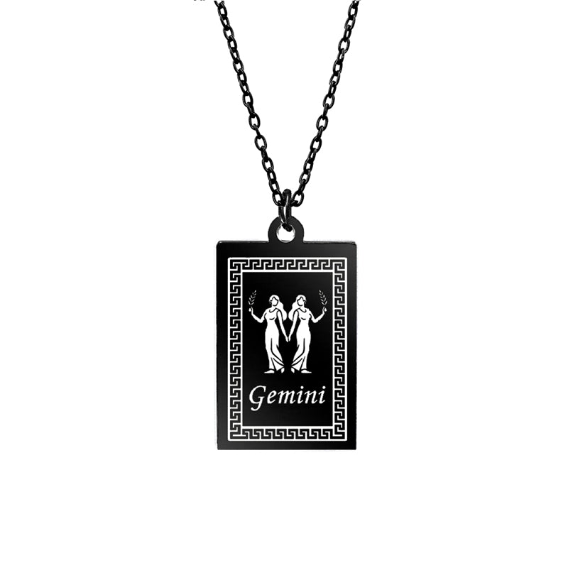 12 Zodiac Constellation Stainless Steel Pendant – Jewelry Gift Ideas — 8