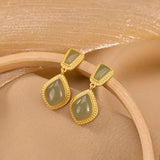 Women's Retro Natural Sapphire Earrings – Gifts for Her — 1