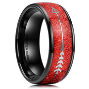 Titanium Steel Ring Velvet Black Sandalwood – Special Occasion Gifts — 4