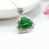 Fashion Silver Inlaid Natural Jade Pendant – Jewelry Gift Ideas — 3