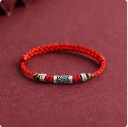 Pure Silver Twelve Zodiac Red Rope Bracelet – Jewelry Gift Ideas — 9