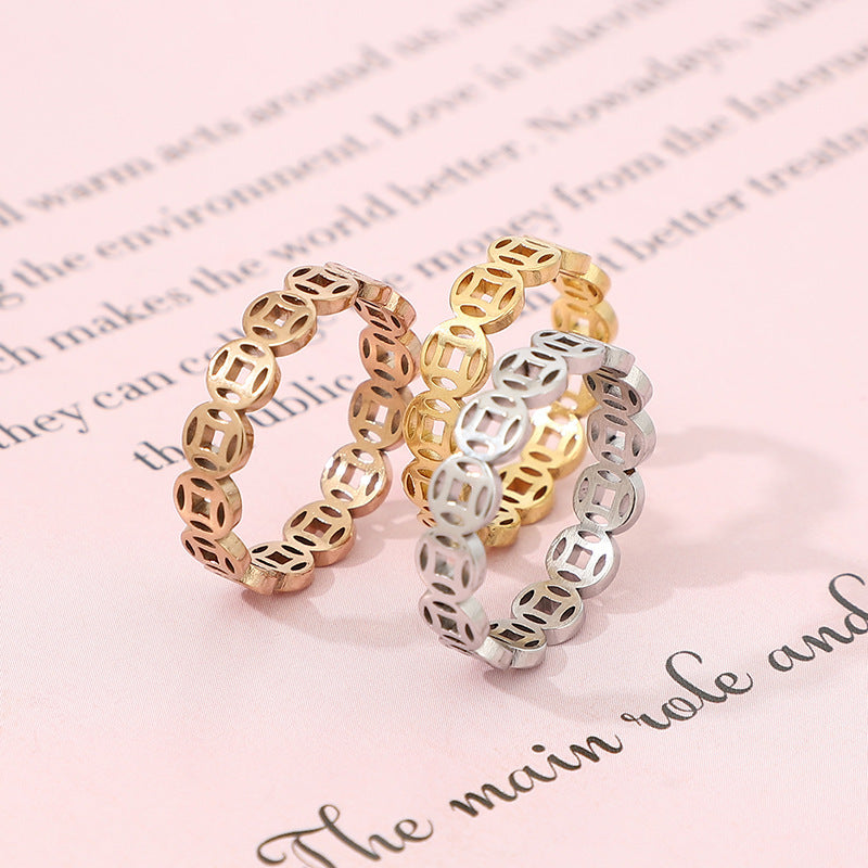 Stainless Steel Lucky Ring – Unique Gift Ideas — 1