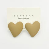 Heart-shaped Earrings Acrylic Simple Advanced – Useful Gifts — 14