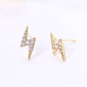 Simple Mini Lightning Zircon Stud Earrings For Women – Gifts for Her — 4
