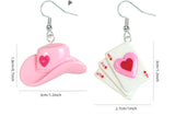 Fashion Love Poker Hat Eardrops – Stylish Gifts — 3