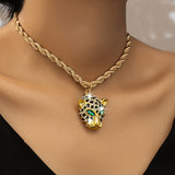 Personalized Trendy Party Diamond Cheetah Pendant – Jewelry Gift Ideas — 1