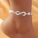 Infinite Diamond 8-word Anklet Creative Retro Alloy – Small Gift Ideas — 2