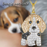 Cute Beagle Dogs Pendant Necklace Exquisite – Jewelry Gift Ideas — 1