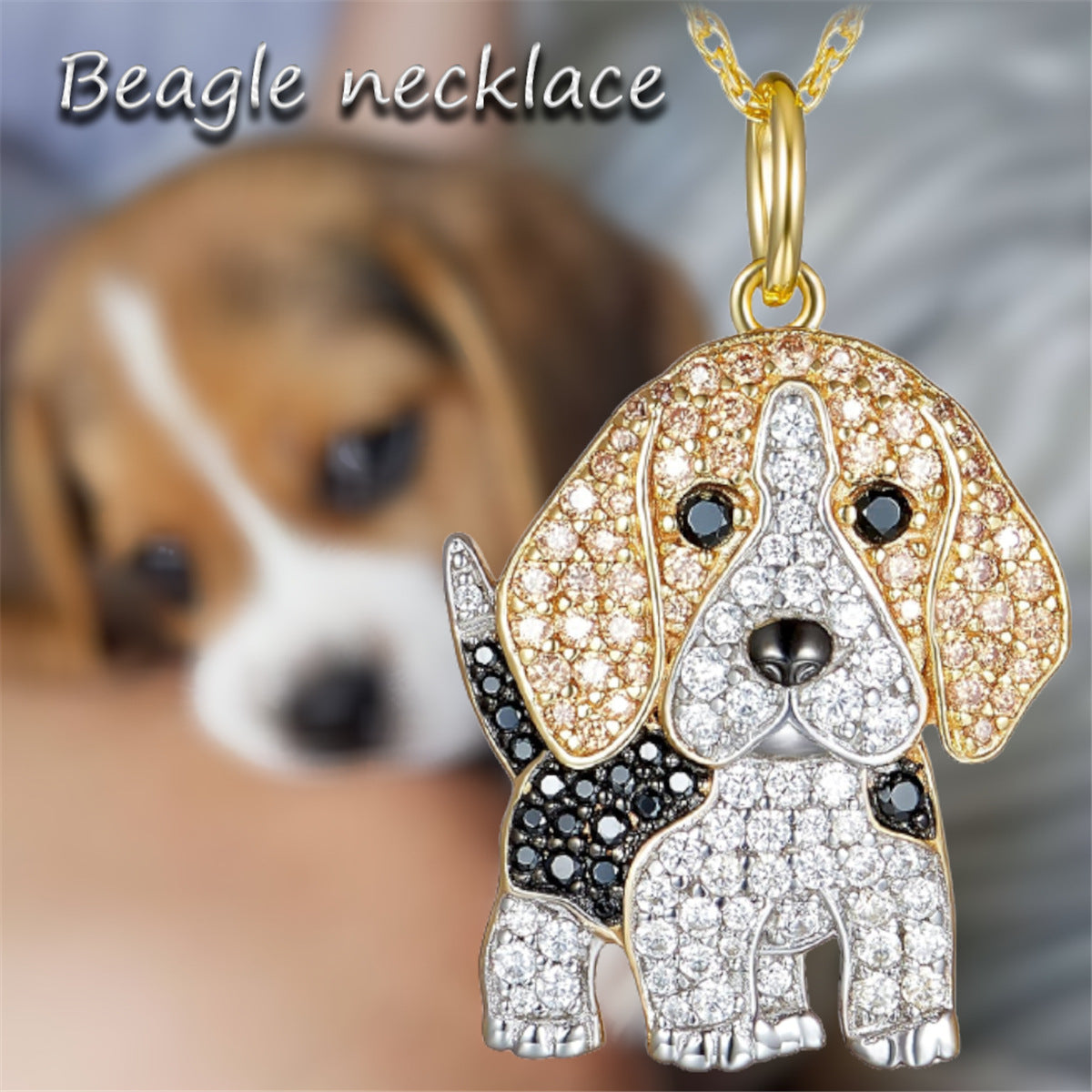 Cute Beagle Dogs Pendant Necklace Exquisite – Jewelry Gift Ideas — 1