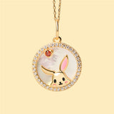 S925 Sterling Silver White Shell Zodiac Rabbit – Jewelry Gift Ideas — 3