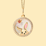 S925 Sterling Silver White Shell Zodiac Rabbit – Jewelry Gift Ideas — 3