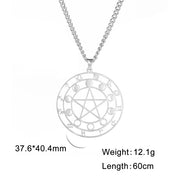 Fashion Simple Hollow Pentagram Necklace – Jewelry Gift Ideas — 11