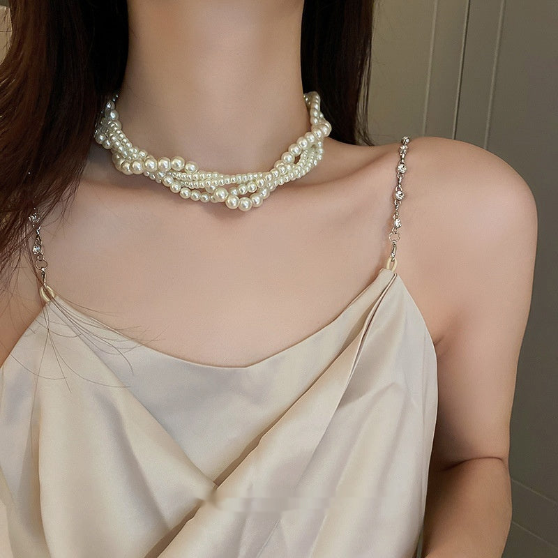 Ladies Fashion Multilayer Collarbone Necklace – Jewelry Gift Ideas — 1