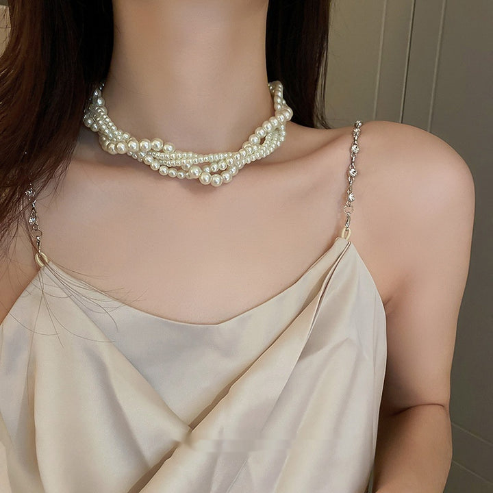 Ladies Fashion Multilayer Collarbone Necklace – Jewelry Gift Ideas — 1