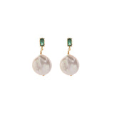 French Vintage Pearl Earrings Baroque Irregular – Surprise Gifts — 8