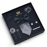 Eight Piece Tie Square Bow Tie Brooch – Jewelry Gift Ideas — 19