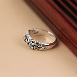 Vintage Thai Silver Black Rose Ring – Gift Ideas — 2