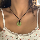 Wax Thread Adjustable Simple Flower Necklace – Jewelry Gift Ideas — 7