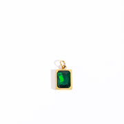 Stainless Steel 18K Gold Square Zircon – Jewelry Gift Ideas — 10