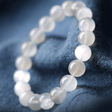 Natural Moonstone Bracelet Women's White Crystal – Jewelry Gift Ideas — 3