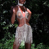 Exaggerated Rhinestone Body Chain Nightclub Shiny – Meaningful Gifts — 5