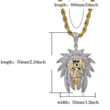 Indian Headdress Pendant Jewelry Chain – Jewelry Gift Ideas — 3