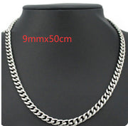 Stainless Steel Necklace European and American – Jewelry Gift Ideas — 15